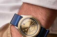 Hand-Cut Brass Timepieces
