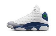 Blue Sleek Basketball Sneakers