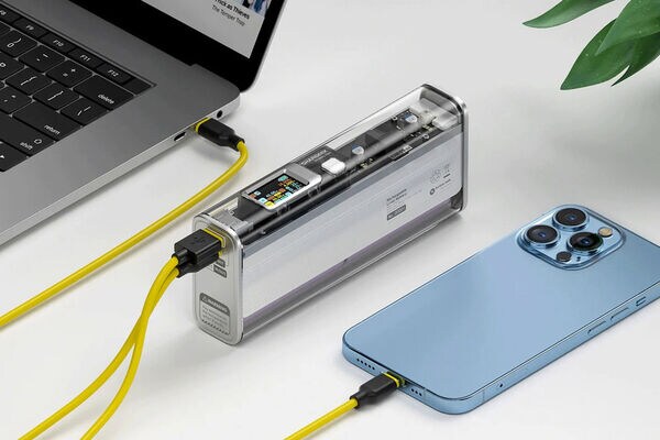Transparent High-Power Mobile Batteries