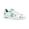Luxe Recycled Material Sneakers - The Latest Louis Vuitton LV Trainer Features Recycled Polyurethane (TrendHunter.com)