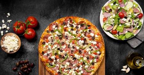 Herbaceous Greek-Style Pizzas
