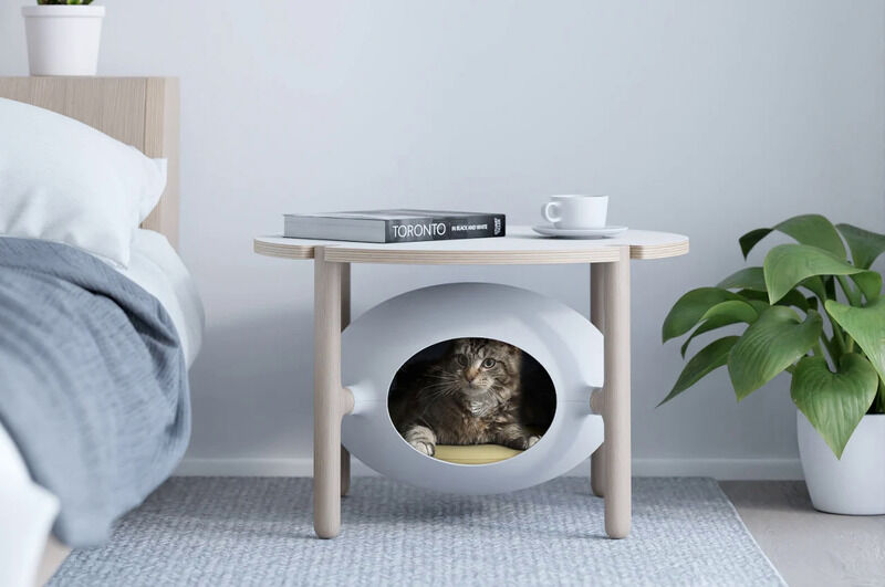 Cat Bed Equipped Side Tables Igloo side table