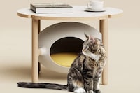Cat Bed-Equipped Side Tables Image 6