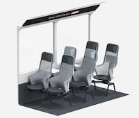 Recycled Material Bus Seats