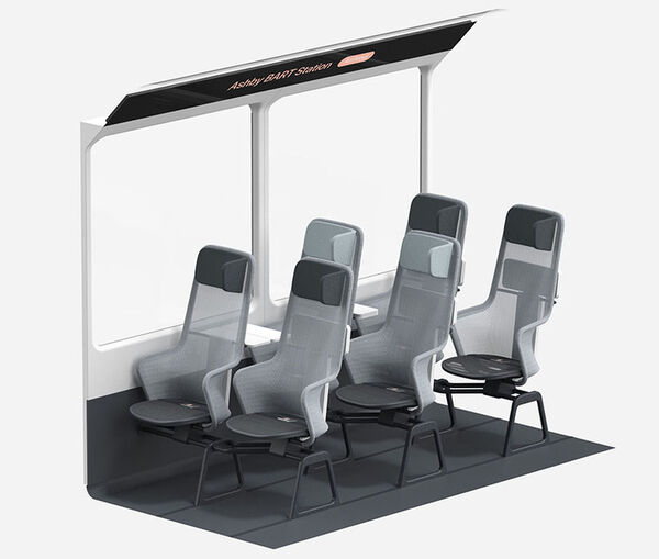 Recycled Material Bus Seats