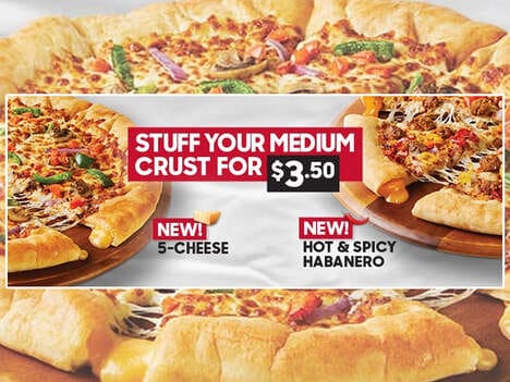 Cheese-Filled Pizza Crusts