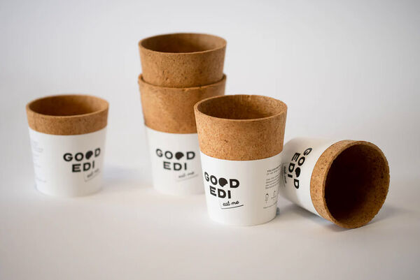 Sustainable Edible Coffee Cups