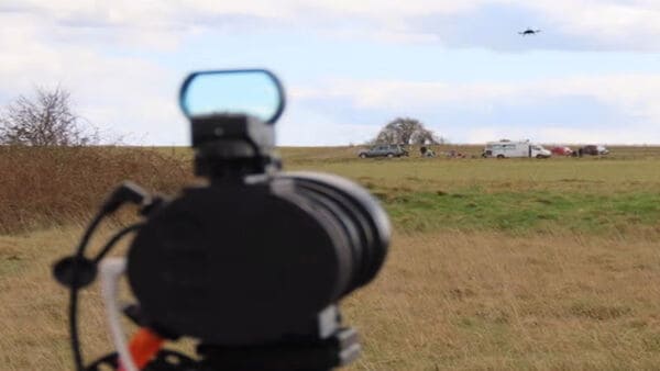 Laser-Controlled Military Drones