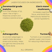 Turmeric-Enhanced Adaptogenic Matcha Drinks Image 2
