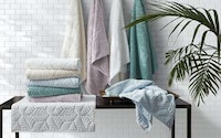 Luxurious Textured Soft Towels
