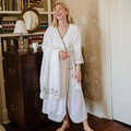 Limited-Edition Lounge Robes - This Luxurious Lounge Robe is by Parterre and Weezie (TrendHunter.com)