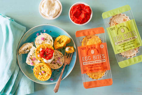 Microwavable Mediterranean Egg Bites