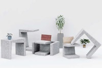 Brutalist Concrete Furniture Image 5