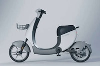 Crowded Cityscape Electric Bicycles Image 4