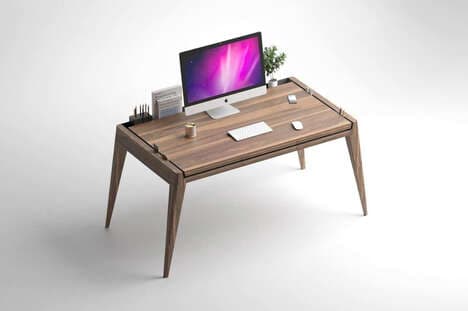 Sleek Storage-Packed Workstations