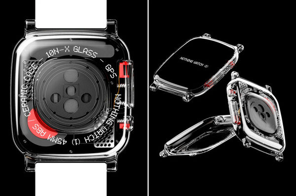 Transparent All-Glass Smartwatches