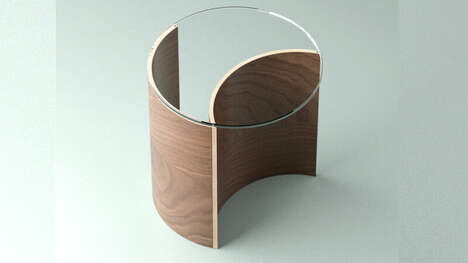 Lunar-Inspired Side Tables