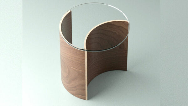 Lunar-Inspired Side Tables
