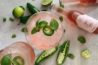 Spicy Ros&eacute; Mocktails