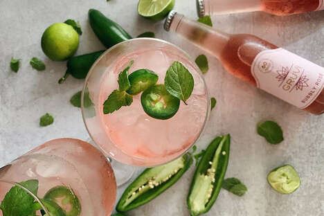 Spicy Ros&eacute; Mocktails