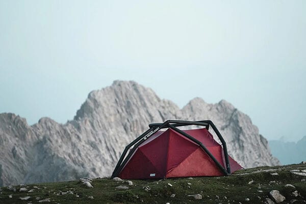 Inflatable Stormproof Geodesic Tents