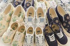 Intricately Patterned Breathable Sneakers