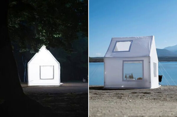 Inflatable House-Shaped Tents