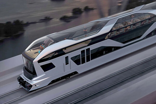 Panoramic Open-Air Roof Trains