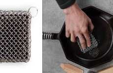 Metal-Covered Cookware Sponges
