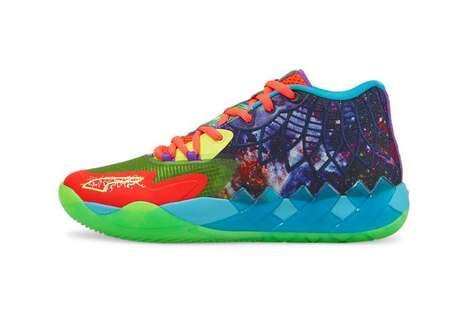 Athlete-Designed Colorful Sneakers