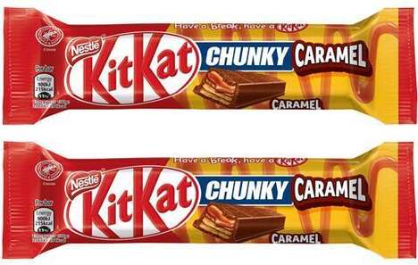 Caramel-Infused Wafer Candy Bars