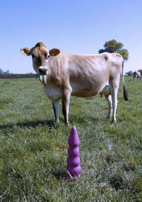 Conceptual Cow Pleasure Toys