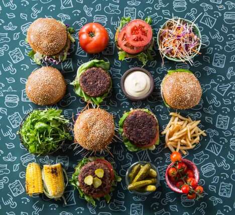 Printed Plant-Based Burgers