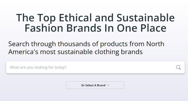 The Ethical & Sustainable Clothing Search Engine