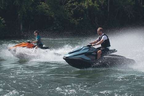 Sporty Electric Jet Skis