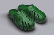 Plant-Inspired Slide Sandals