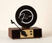 Vertical Space-Saving Record Players Image 1