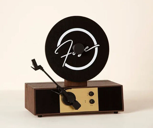 Vertical Space-Saving Record Players