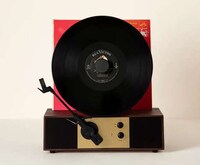 Vertical Space-Saving Record Players Image 4