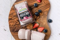 Sangria-Flavored Goat Cheeses