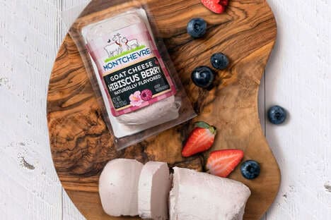 Sangria-Flavored Goat Cheeses