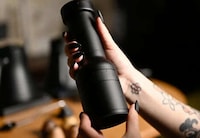 Dual-Burr Manual Coffee Grinders