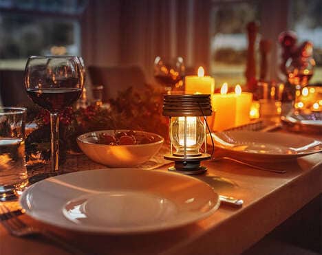Farmhouse-Style Solar Lanterns
