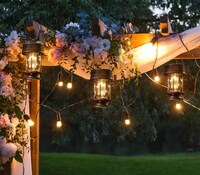 Farmhouse-Style Solar Lanterns Image 2