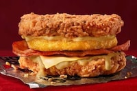 Hybrid Condiment-Topped Chicken Sandwiches