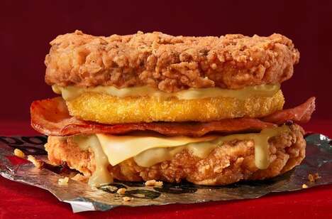Hybrid Condiment-Topped Chicken Sandwiches