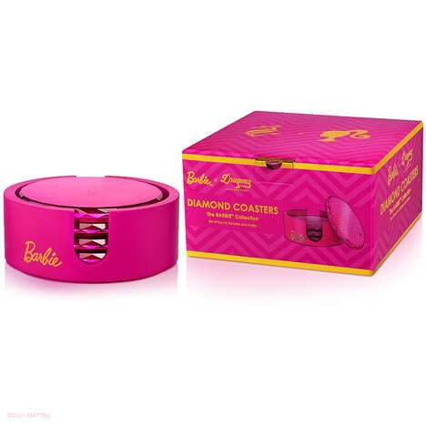 Barbie-Inspired Coaster Sets