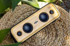 Eco-Friendly Bamboo Speakers