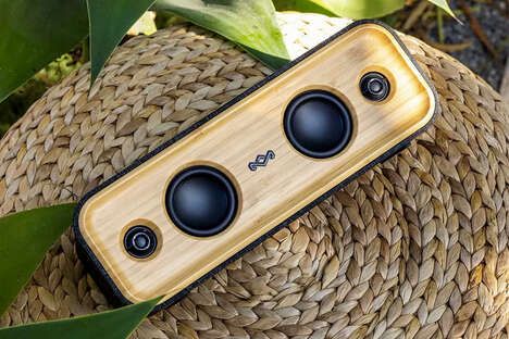 Eco-Friendly Bamboo Speakers