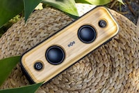 Eco-Friendly Bamboo Speakers Image 1